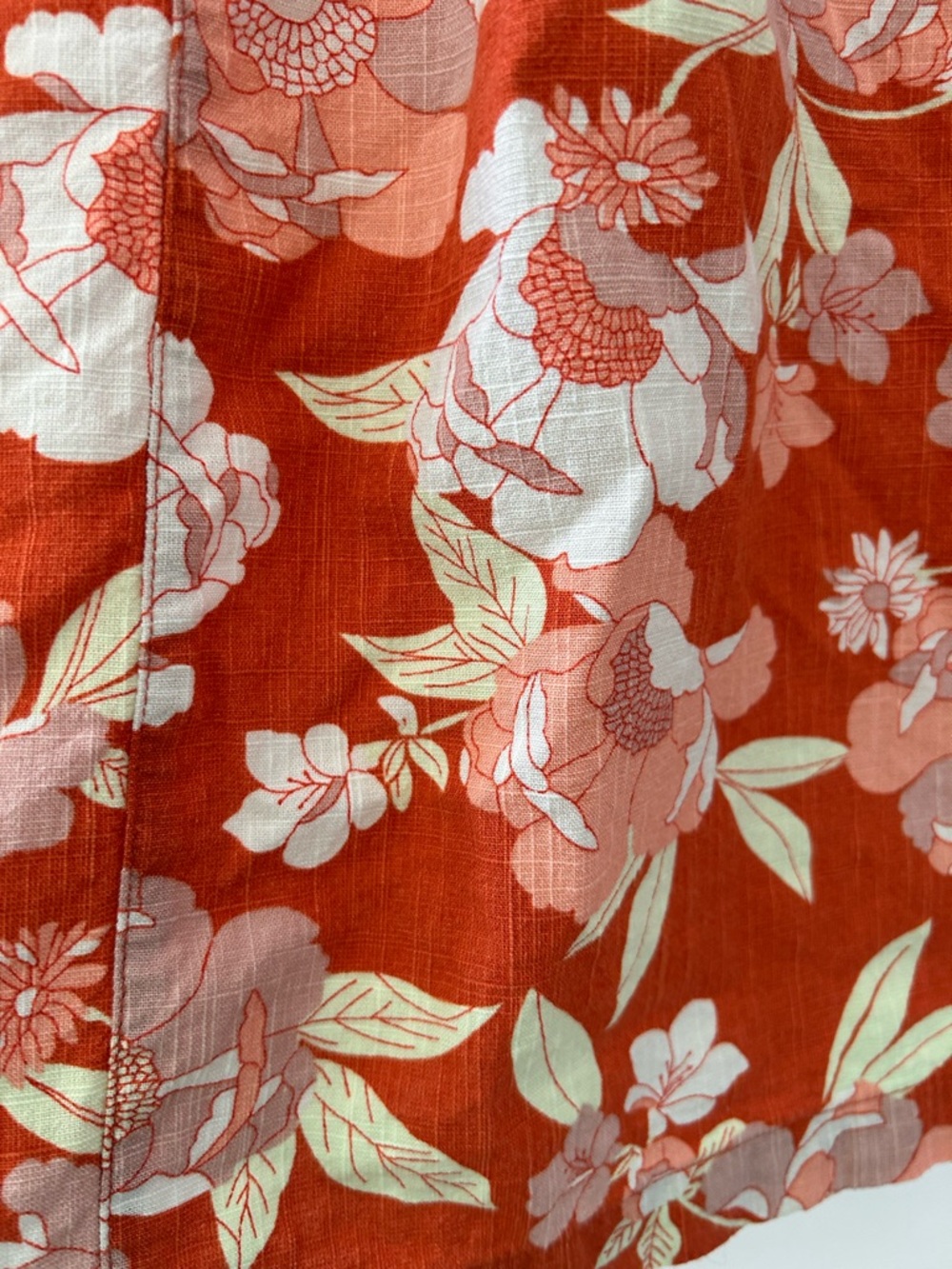 The Normal Brand floral tropical faux wrap mini dress. Coastal. Y2K. Vacation. L - Picture 4 of 11